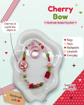 Cherry Bow Keychain