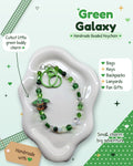 Green Galaxy Keychain