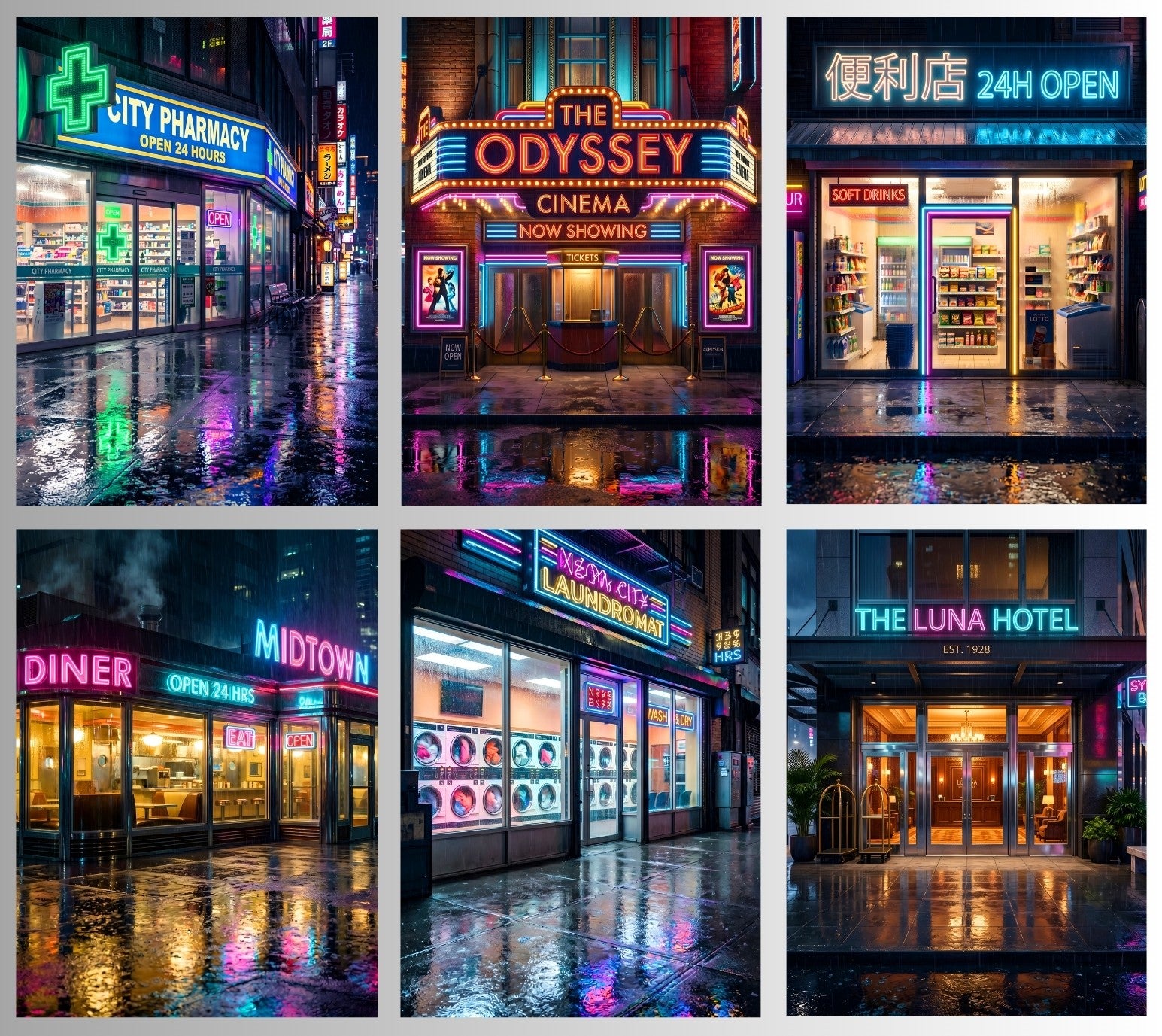 Neon Store Bones